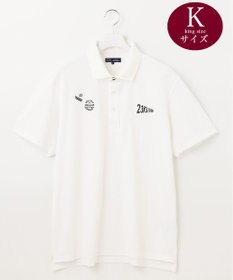 23区GOLF 【キングサイズ】ハニカムカノコ 半袖ポロシャツ