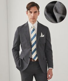 GOTAIRIKU 新色追加/セットアップ対応【ウォッシャブル/シワになりにくい/ストレッチ】ウォッシャブル ウールジャケット(25年モデル) 25年新色/ライトグレー系