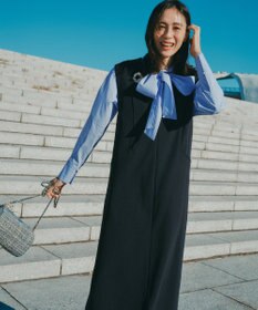 23区 GIOLICAツイード シリンダー ショルダーバッグ