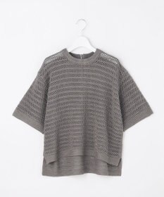 自由区 【カトリエムブーケ】Tricot en cupro バックジッププルオーバー
