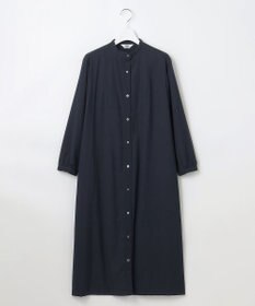 J.PRESS LADIES L 【洗える】T/Rウォッシャブルギャバ バンドカラー ワンピース