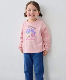 ANY KIDS 【綿100％】ミラクルスパンコール 長袖Tシャツ