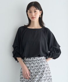 YECCA VECCA ホイップスリーブブラウス