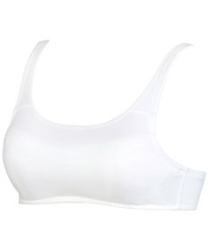 Wing ジュニア ノンワイヤーブラ Wing Teen きちんとささえる 綿混素材(身生地部・カップ肌側) 【STEP3 まるみをおびてきた胸に】ハーフトップ  RB6935 ウイング／ワコール