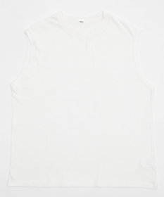 WEGO 【ユニセックス着用ITEM/MLサイズ展開/綿100%】スリーブレスコットンT