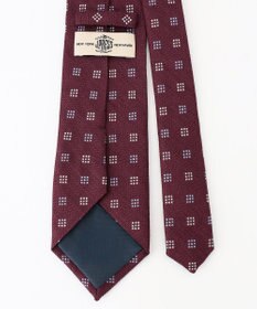 J.PRESS MEN ライトウェイトウールシルク 小紋柄ネクタイ