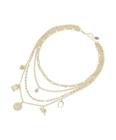 YECCA VECCA モチーフ4連ネックレス