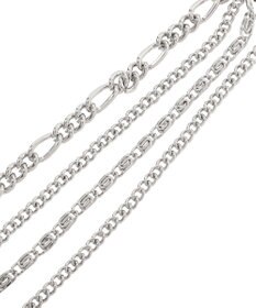 YECCA VECCA モチーフ4連ネックレス