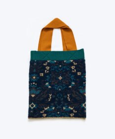 COQ FOREST MEMORY 花柄ニットトートバッグ