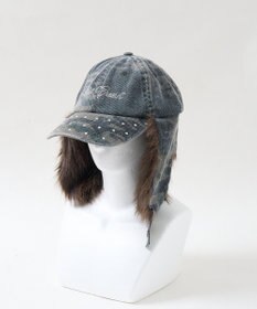 WEGO ラインストーンドッグイヤーキャップ