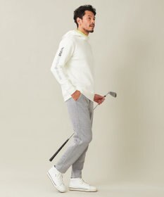 23区GOLF 【MEN】ストレッチ裏フリース フーディー