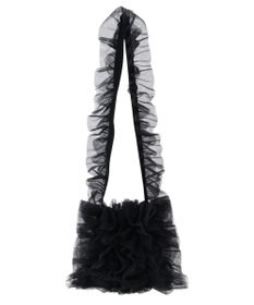 Green Parks ・ＱＵＯＮ　チュールフリルミニショルダー