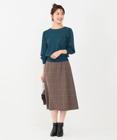 ANY SIS 【洗える】パフスリーブ ニット