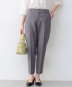 組曲 シュットクロステーパード パンツ グレー系