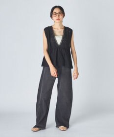 OP／FILA 【Ocean Pacific】Vネックレースビスチェ