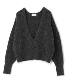 uncrave アルパカニット 深Vネック トップス（uncrave WHITE）