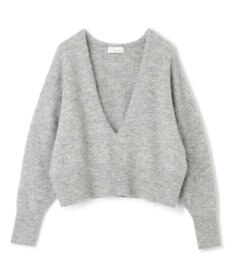 uncrave アルパカニット 深Vネック トップス（uncrave WHITE）