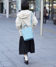 YUSHI EPICE-2WAY BAKETSU SHOULDER ハンドバッグ ショルダーバッグ 2WAY