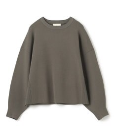 uncrave 【洗える】スムースニット スウェット風プルオーバー（uncrave WHITE）