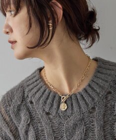 AMERICAN HOLIC コイントップダブルチェーンネックレス