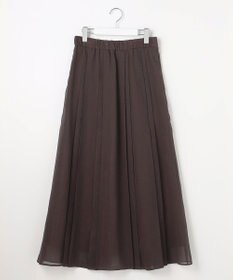 自由区 オーガンジープリーツ スカート