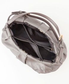 LA BAGAGERIE シープレザー　ギャザーミニバッグ