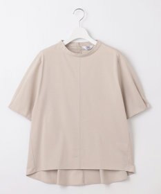 J.PRESS LADIES プレーティングジャージー ペプラム カットソー