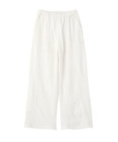 earth music&ecology 【セットアップ対応】【WEB・一部店舗限定】パッチワークレースパンツ