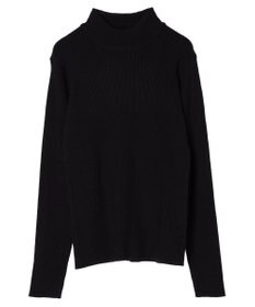 earth music&ecology やわらかタッチハイネックリブプルオーバー