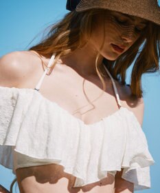 San-ai Resort（三愛水着楽園） 軽い着け心地でしっかり盛れる【楽盛り水着】　フリルワイヤービキニ　9M・11L　【San-ai Resort（サンアイリゾート）】
