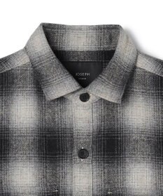 JOSEPH HOMME 【新素材】フェードフラノチェック / シャツブルゾン