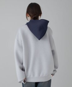 WEGO 【ユニセックス着用ITEM/MLサイズ展開】ワンポイントバイカラープルパーカー