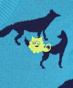 PW CIRCULUS 【こだわりシルエット/手洗い可】【WOMEN】フォックスモチーフニット