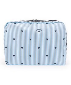 LeSportsac EXTRA LARGE RECTANGULAR COSMETIC/フレッシュブラックハーツ