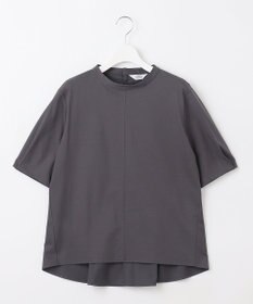 J.PRESS LADIES プレーティングジャージー ペプラム カットソー