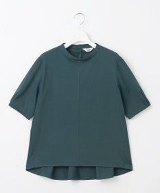 J.PRESS LADIES プレーティングジャージー ペプラム カットソー