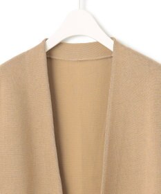 ICB 【洗える】コットンアセテートスムース ロングニットアウター