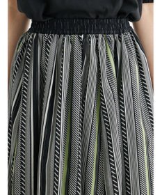 Green Parks ・ＥＬＥＮＣＡＲＥ　ＤＵＥ　マルチストライプスカート