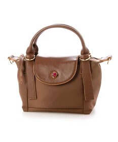 UNBILLION ペルケ perche / ナイロン×牛革かぶせジェムストーン2wayショルダーバッグ