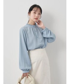 earth music&ecology ２ＷＡＹスタンドフリルブラウス