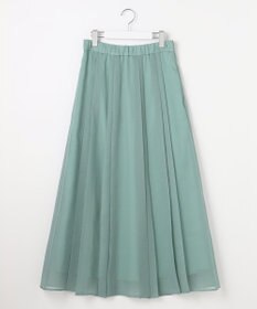 自由区 オーガンジープリーツ スカート
