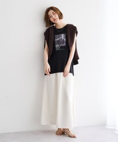 YECCA VECCA フォトプリントノースリーブTee