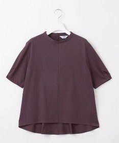 J.PRESS LADIES プレーティングジャージー ペプラム カットソー