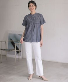 J.PRESS LADIES L 【洗える】BASIC STRETCH DENIM ボーイフィット デニム