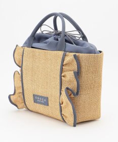 TOCCA TRIM WAVES BASKET かごバッグ