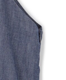 ICB 【洗える】PlaXコットンソフトデニム キャミソールワンピース