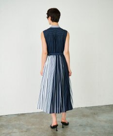 GRACE CONTINENTAL ストライププリントワンピース