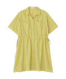 Green Parks ウエストリボンミディ丈ワンピース