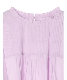 earth music&ecology コットンボイルフリルブラウス