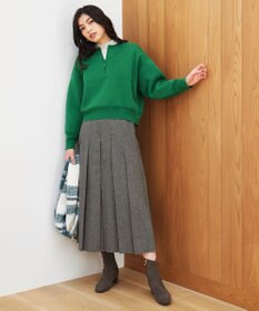 ANY ミラノリブジップニット